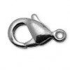 Lobster Clasp 15x8mm Silver Plated