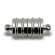Magnetic Clasp 20x7mm Silver Plated
