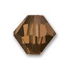 Smoked Topaz 4mm Swarovski crystal glass bicone beads