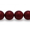 Bordeaux 6mm Swarovski Crystal Pearls beads