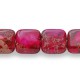 Imperial Jasper square semi preious beads 12x12x5mm