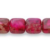 Imperial Jasper square semi preious beads 12x12x5mm