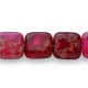 Imperial Jasper square semi preious beads 12x12x5mm