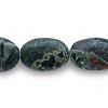 Camouflage Jasper flat oval semi precious beads 20x15x5mm