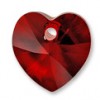 Siam Swarovski heart pendant 10.3 x 10mm - 6228