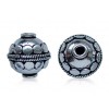 Bali Beads Silver Plated 14.75mm - Rope & Disk