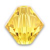 Sunflower 6mm Swarovski beads Bicones 5328