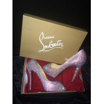 Christian louboutins with 6000 + AB crystals.